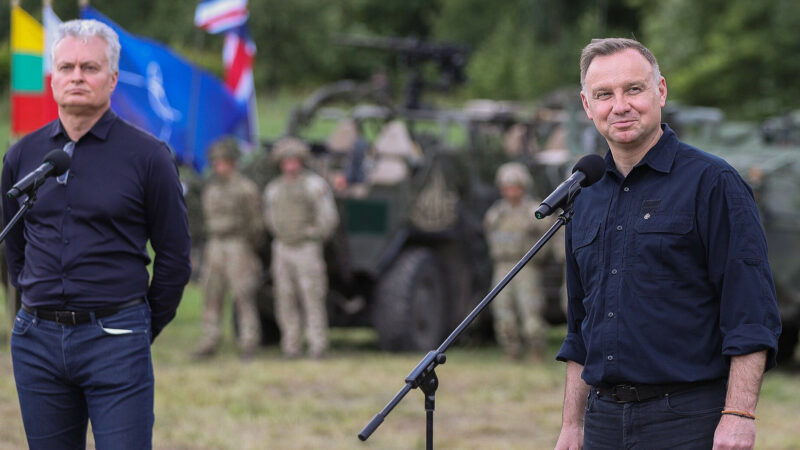 PAP: президенти Польщі та Литви разом відвідали місце потенційної атаки РФ