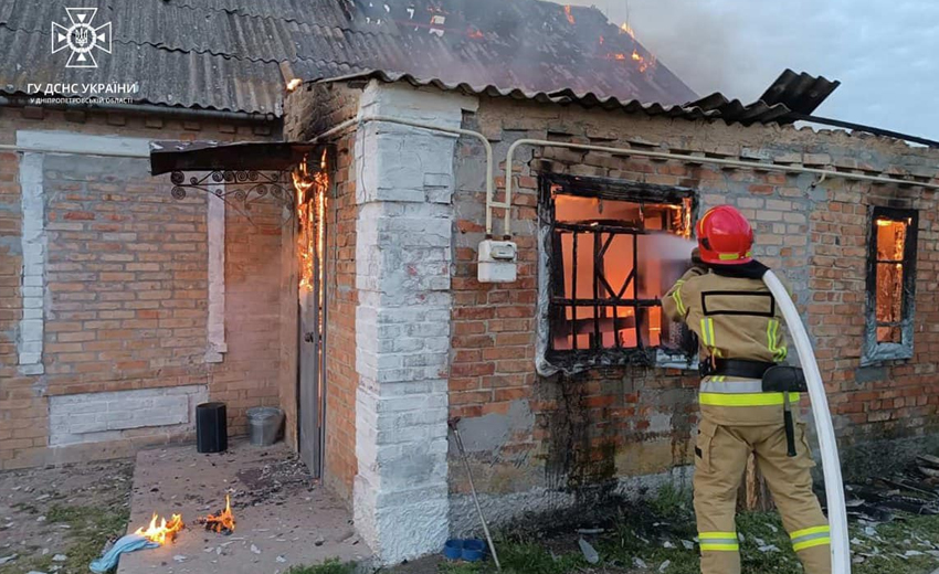 Площа займання 100 кв.м: на Дніпропетровщині ліквідували масштабну пожежу