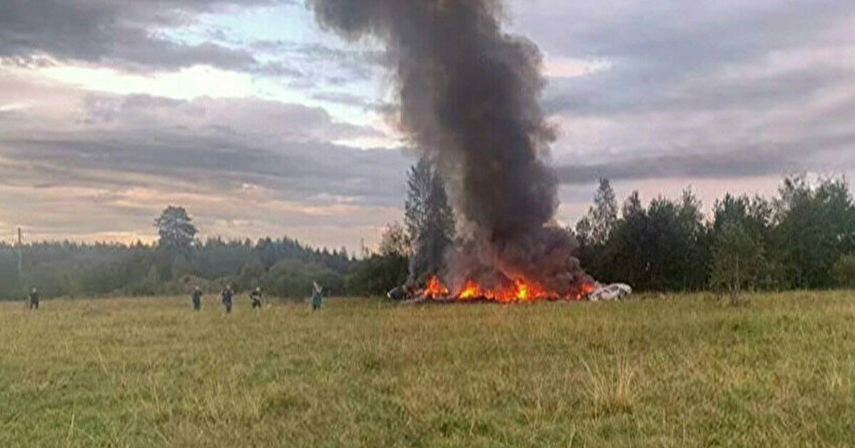 Росіяни вилучили бортові самописці з уламків літака Пригожина