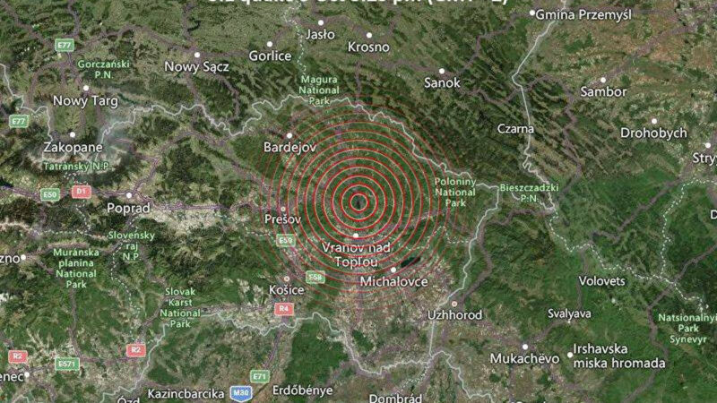 У Словаччині стався землетрус, який відчули у західних областях України