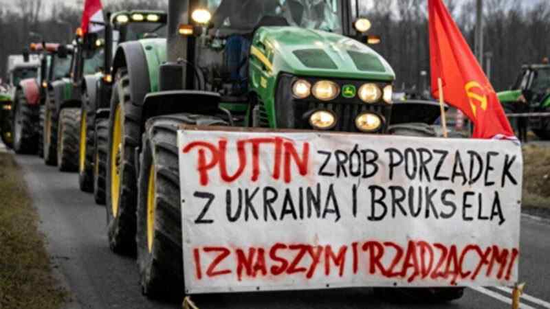 Польські фермери закликали Путіна “навести порядок в Україні”: реакція МВС