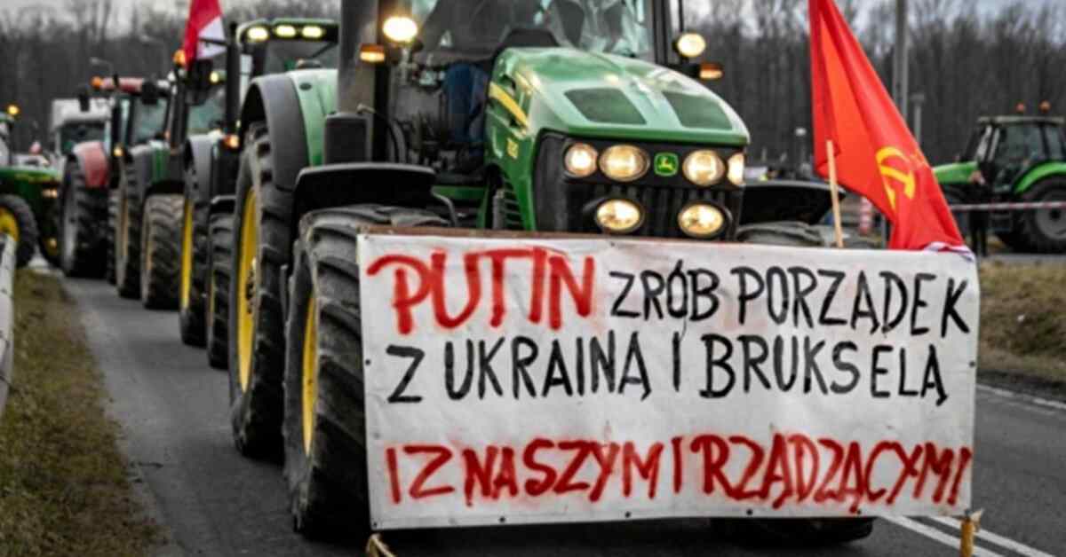 Польські фермери закликали Путіна “навести порядок в Україні”: реакція МВС