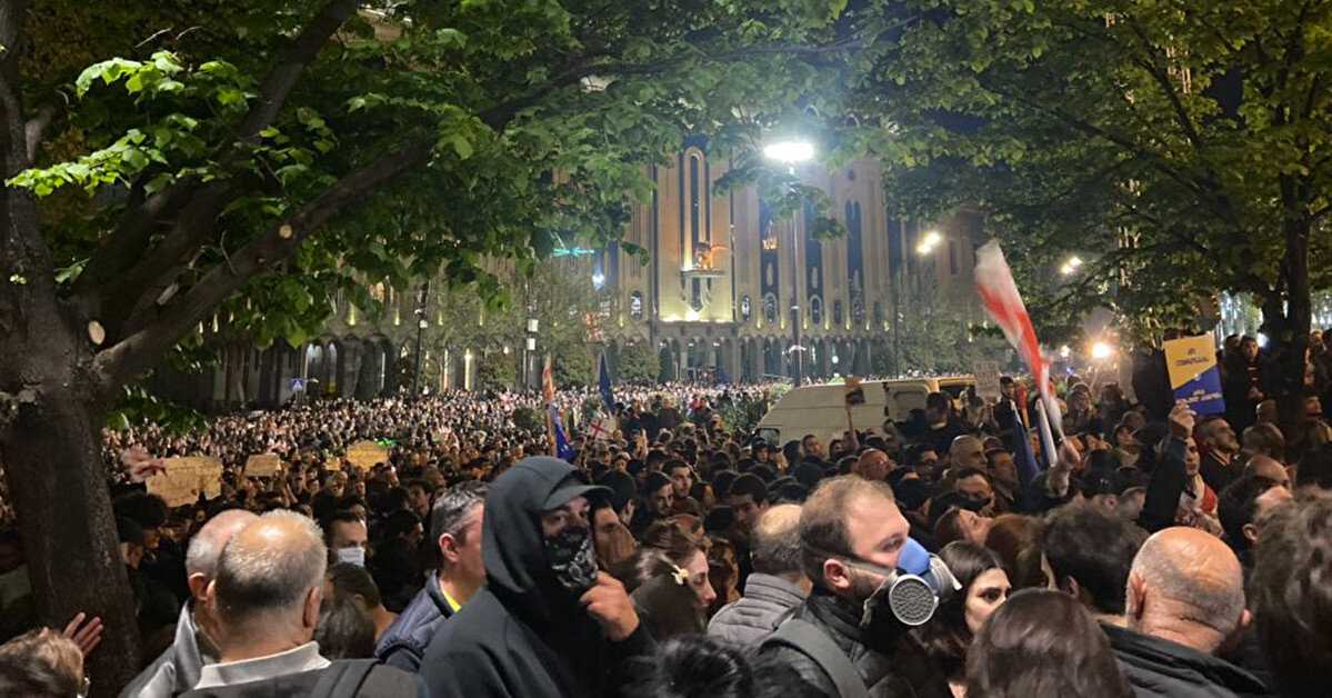 Протести проти закону про “іноагентів” у Грузії: затримали 14 людей