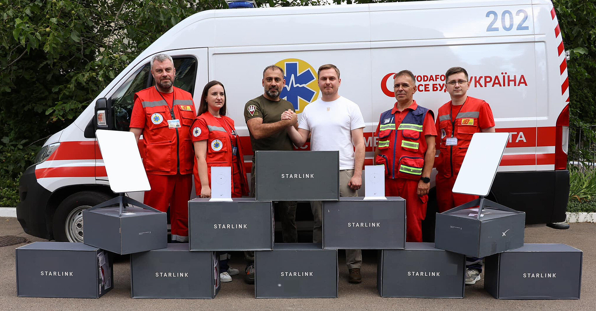 ОДА: “Швидкі” Київщини отримали системи Starlink для безперебійного звʼязку