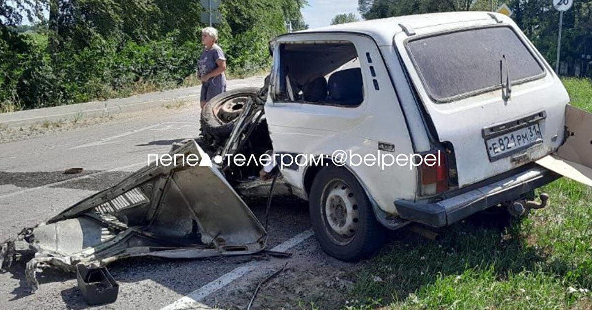 В Бєлгородській області РФ танк переїхав “Ниву”: водій загинув