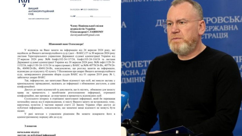 Суд відмовився повідомляти, хто вніс заставу у 30 мільйонів за ексголову Дніпропетровської ОВА