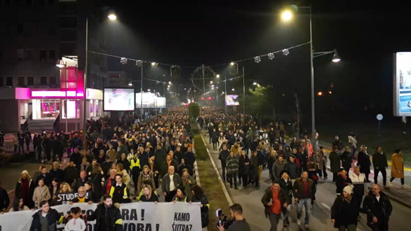 У Чорногорії тисячи студентів мітингували через масову стрілянину 1 січня