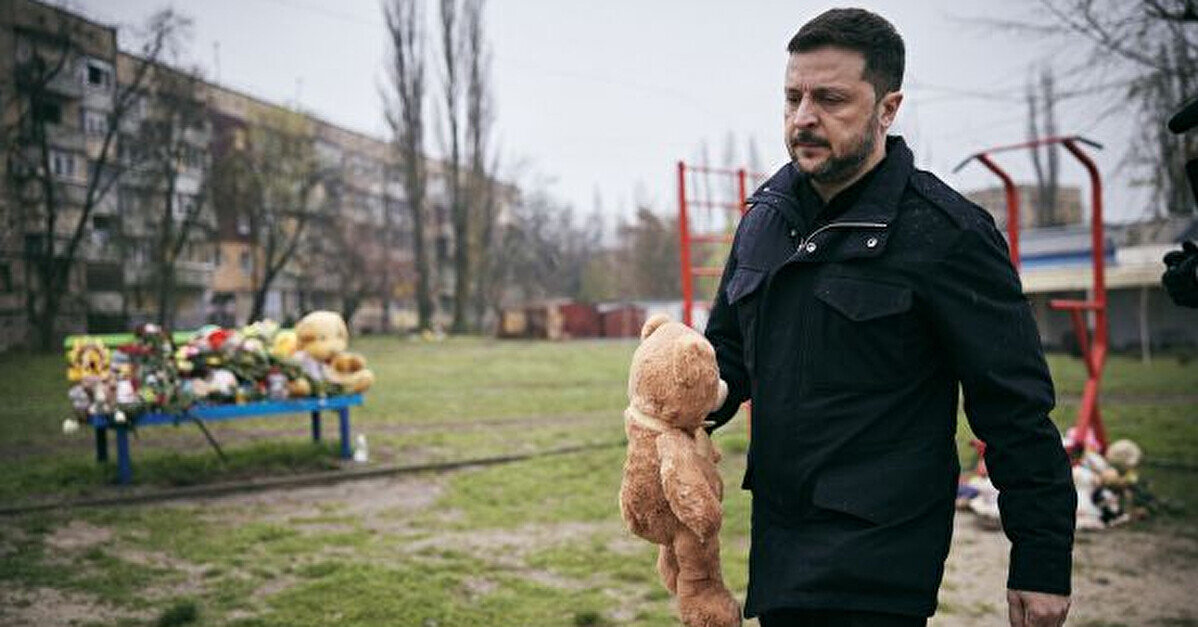 Зеленський у Кривому Розі вшанував пам’ять жертв російського удару 4 квітня