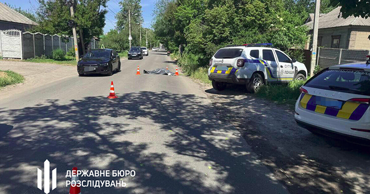 ДБР: У Дніпрі суддя на мотоциклі на смерть збив пішохода
