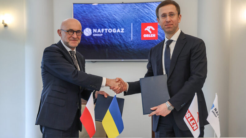 Нафтогаз та польська Orlen підписали меморандум про стратегічну співпрацю