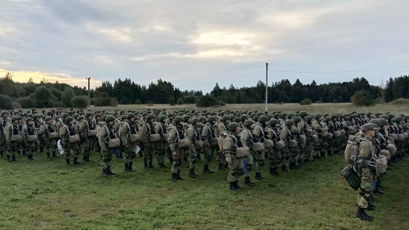 Білорусь відправила частину військ на навчання до Росії