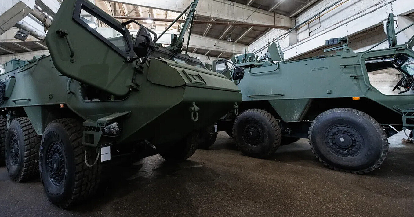 Міноборони: БТРи Patria від Латвії посилять підрозділи Третього армійського корпусу