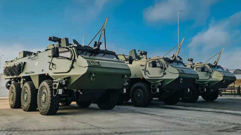 Латвія передасть Україні 42 БТР Patria та іншого військового обладнання