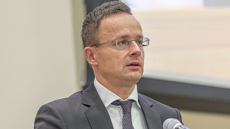 Сійярто заявив, що Угорщина не фінансуватиме постачання зброї США для України