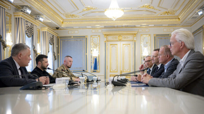 Зеленський провів зустріч з лідерами двох коаліційних фракцій Бундестагу