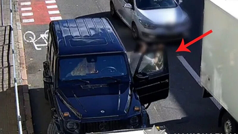 У Києві затримали водія Mercedes, який жорстоко побив велосипедиста
