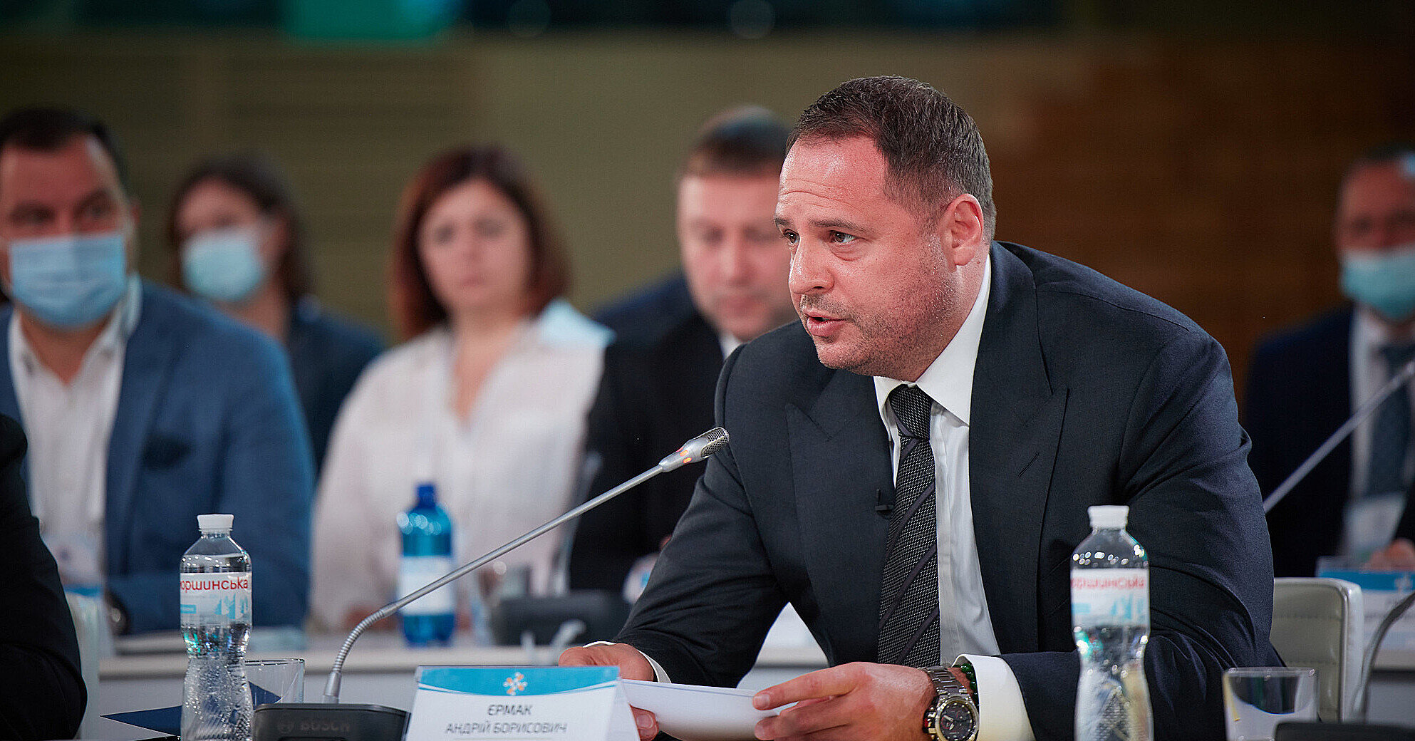 Єрмак заявив, що були затримки з військовою допомогою за програмою закупівлі зброї США