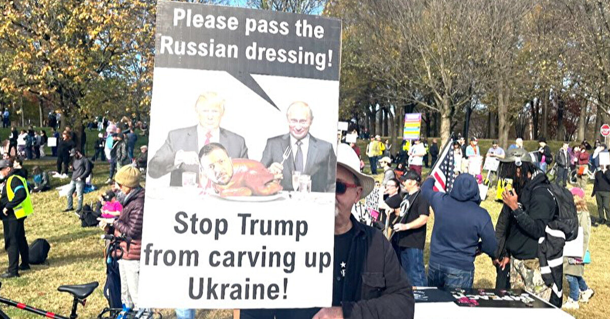 У Вашингтоні пройшли протести проти політики Трампа та “мирного плану”