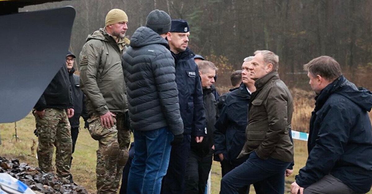 Туск підтвердив, що пошкодження залізниці між Варшавою і Любліном – це диверсія