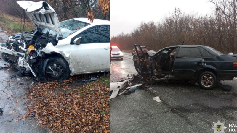 Лобове зіткнення Toyota та Volkswagen у Дніпропетровській області: 43-річному чоловіку повідомлено про підозру