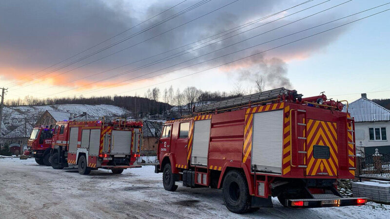 В Закарпатській області спалахнула пожежа на магістральному газопроводі