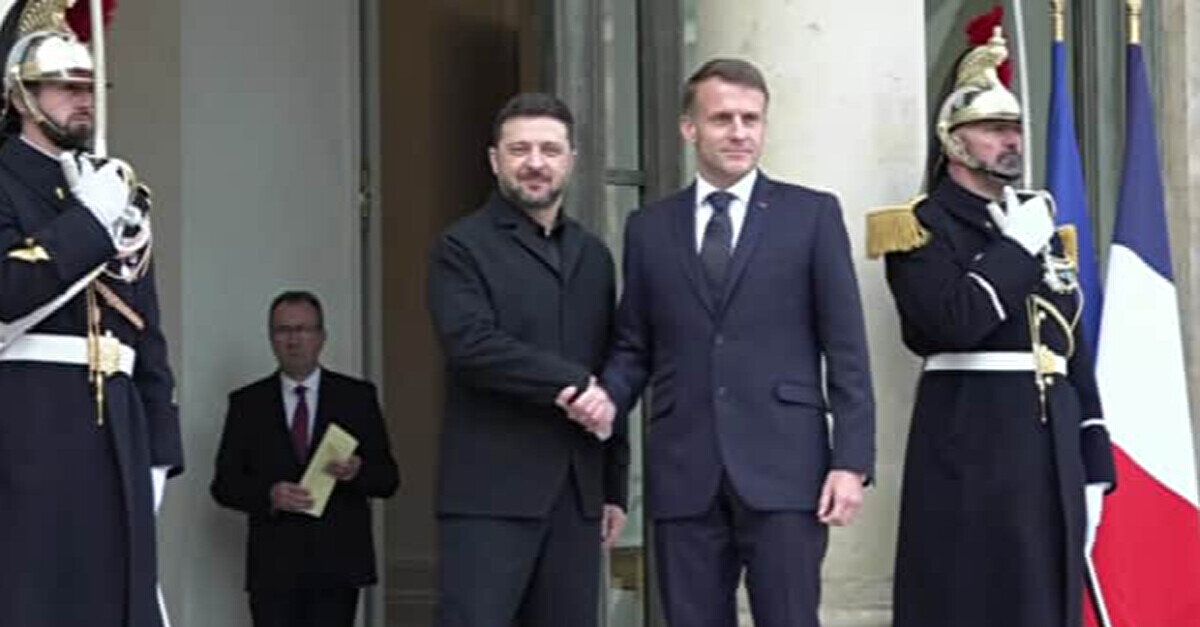 У Єлисейському палаці відбувається зустріч Зеленського та Макрона