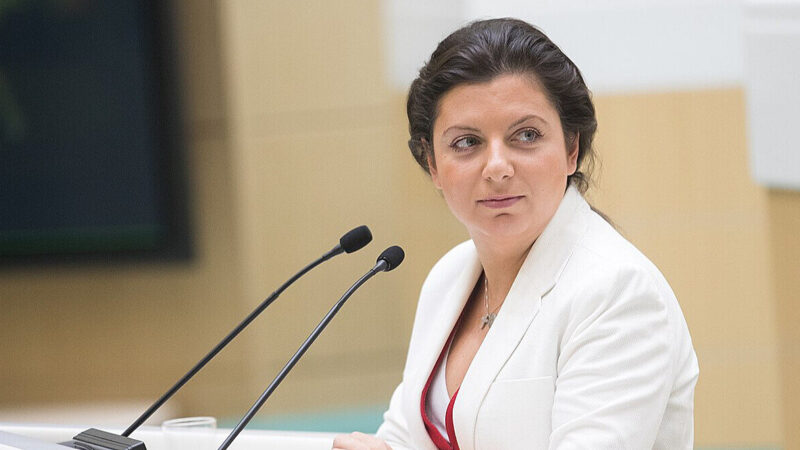 FT внесло роспропагандистку Симоньян до списку “найвпливовіших людей 2025 року”