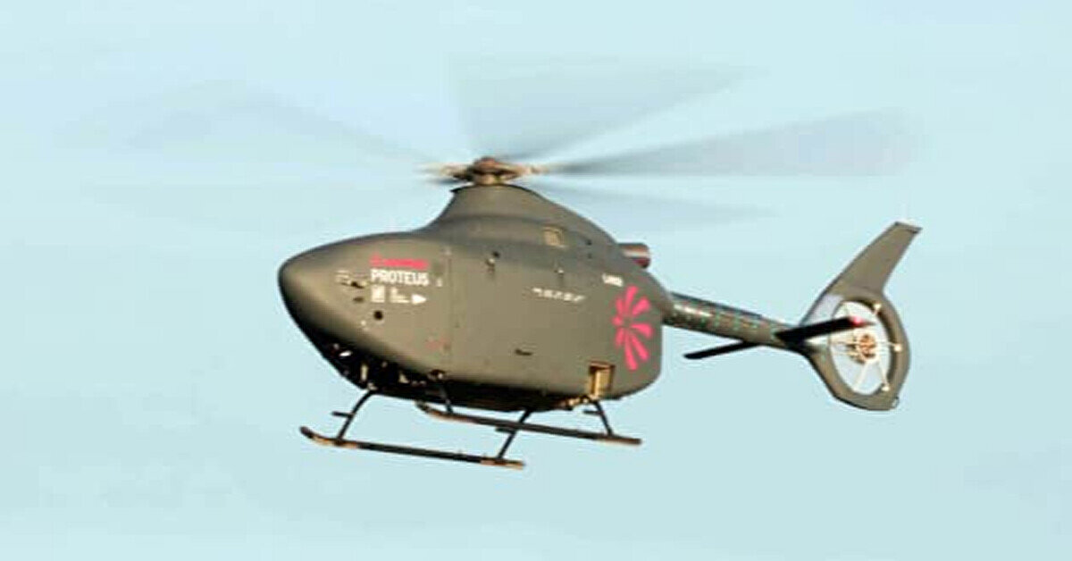 У Британії вперше піднявся в повітря автономний військовий вертоліт