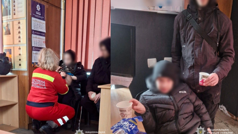 Раптово підвищилася температура: поліцейські Дніпра надали допомогу дитині, якій стало зле в дорозі
