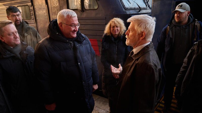 Президент Чехії після Львова прибув до Києва