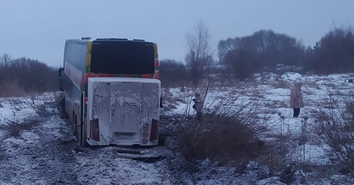 Автобус злетів у кювет на трасі Львів-Луцьк: постраждали пасажири