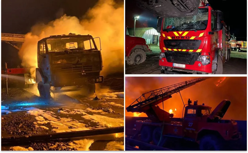 У Самарівському районі під час ліквідації пожежі рятувальники потрапили під повторний обстріл: подробиці