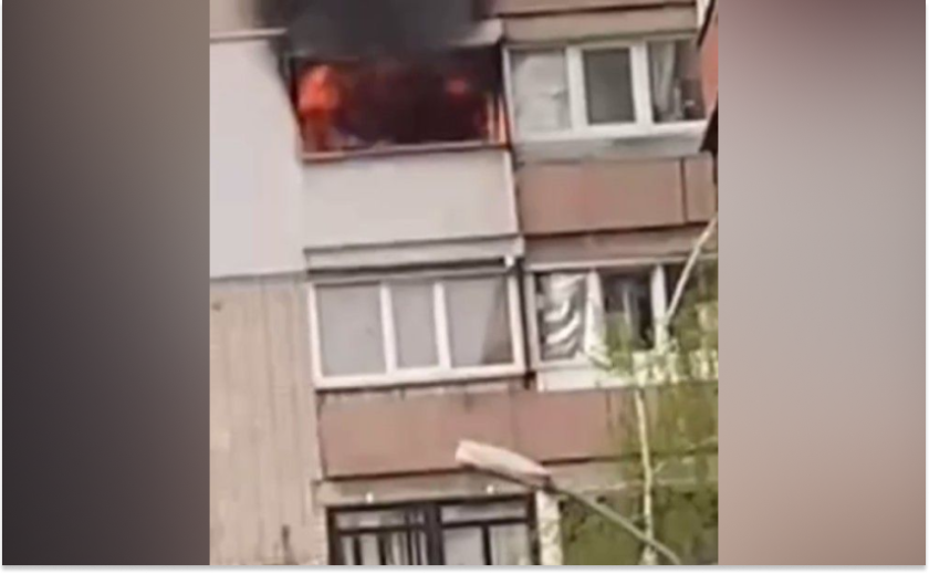 У Дніпрі сталася пожежа на балконі багатоповерхівки