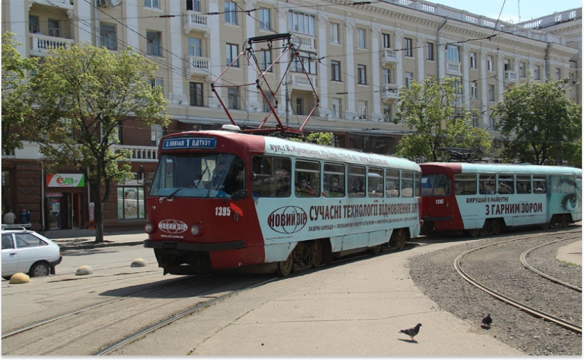 У Дніпрі 15 квітня змінять маршрут трамваїв №1