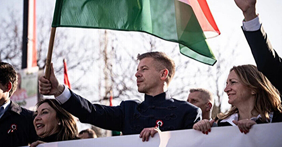 Мадяр потролив російського кореспондента, якого помітив на своєму мітингу