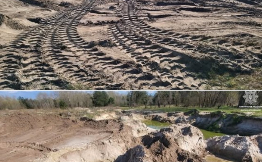 Водний патруль Павлоградського району виявив осіб, які незаконно видобували пісок