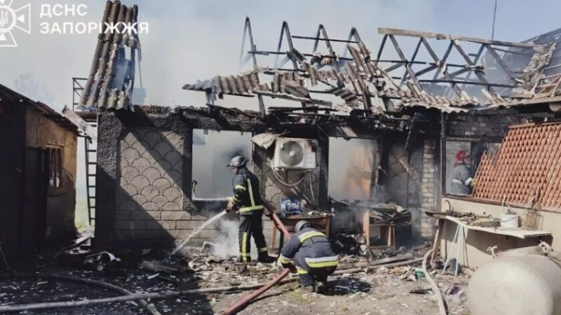 У Запорізькому районі під час пожежі постраждав чоловік