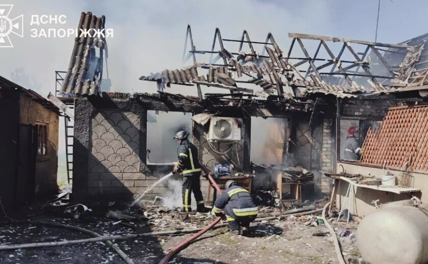 У Запорізькому районі під час пожежі постраждав чоловік