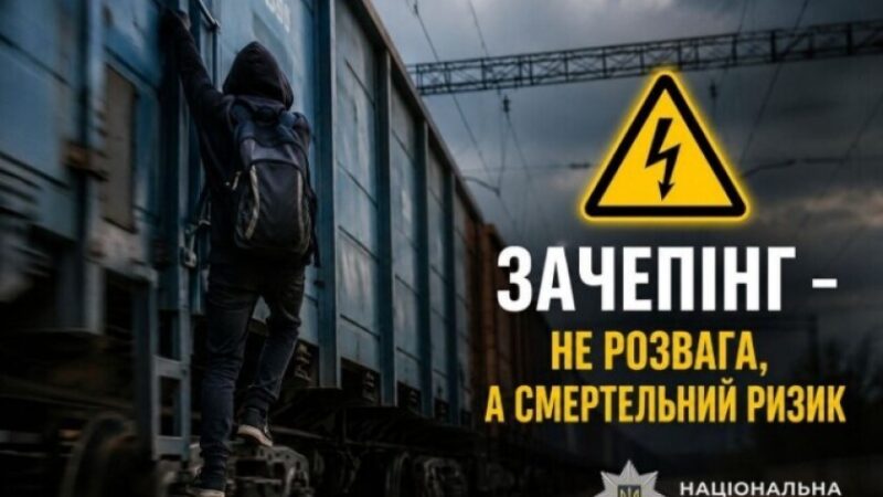 Небезпечна гра ціною життя: поліцейські Дніпра застерігають підлітків від небезпечного захоплення зачепінгом