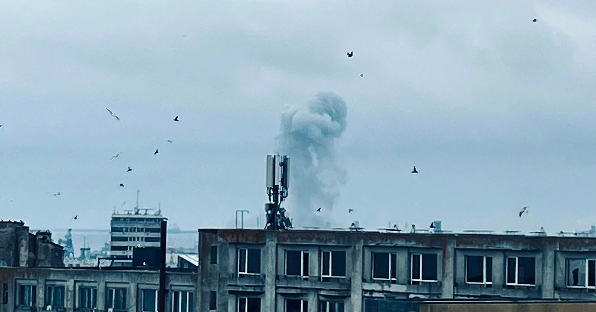 У румунському порту стався вибух через морський дрон