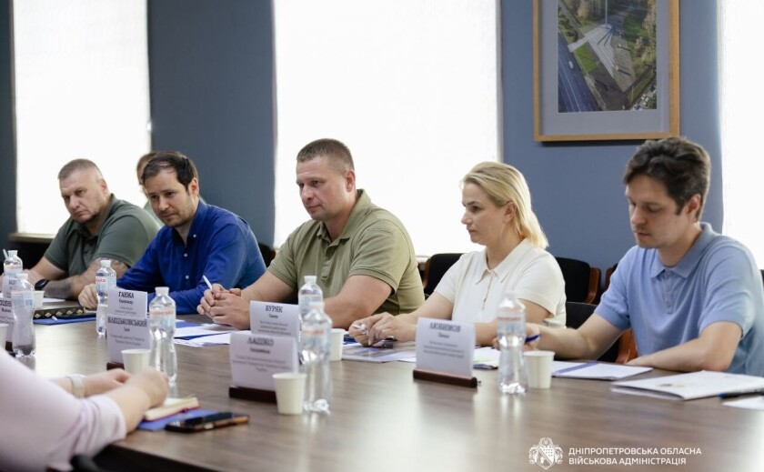 На Дніпропетровщині обговорили нові проєкти з Українським Червоним Хрестом