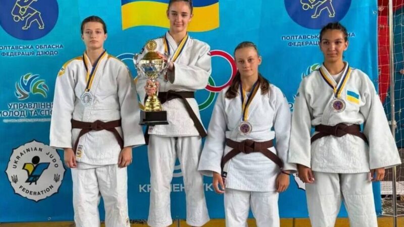 Кам’янчанка Кароліна Гаврись здобула золото на всеукраїнському турнірі з дзюдо