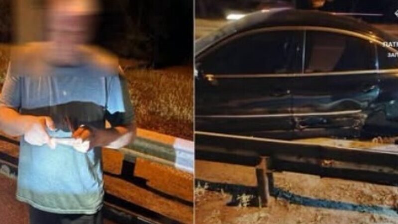 У Запоріжжі п’яний водій наїхав на бетонний блок та відбійник