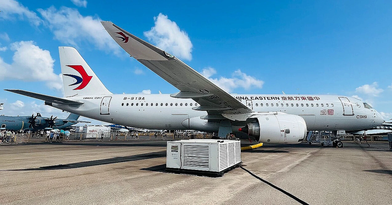 Китайський пасажирський літак C919 готується до першого міжнародного рейсу
