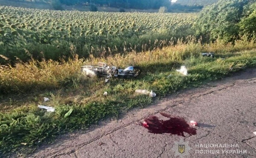 На Запоріжжі сталися дві ДТП за участю мотоциклістів: один водій загинув