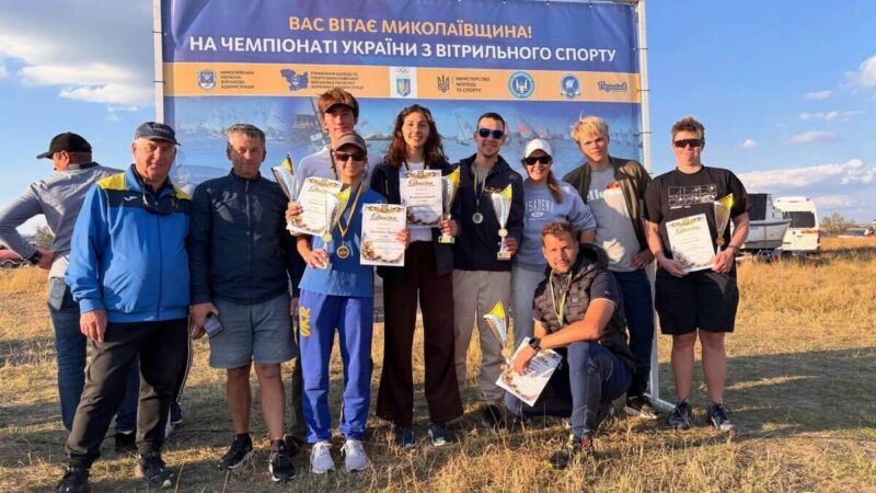 Дніпровські яхтсмени здобули п’ять золотих медалей на чемпіонаті України