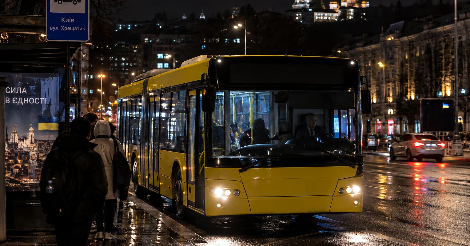 У Києві з 10 вересня запустять чотири нічних автобуси під час комендантської години