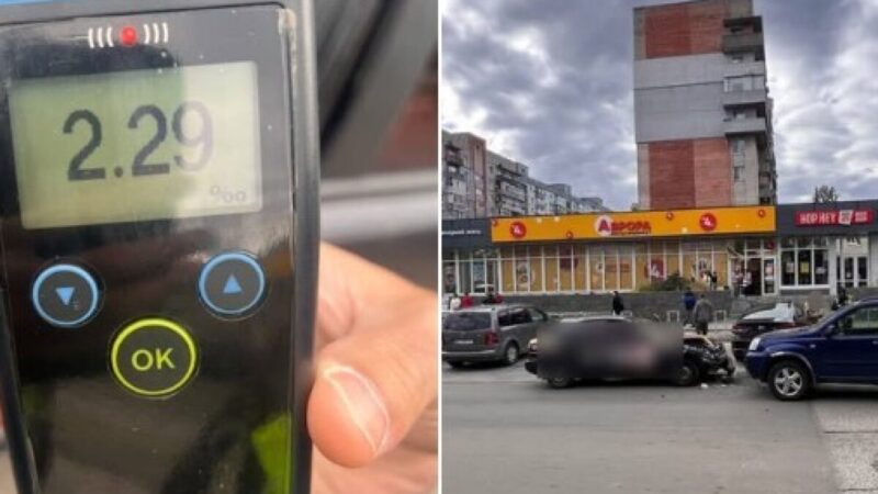 У Дніпрі нетверезий водій спричинив ДТП: обійшлося без постраждалих