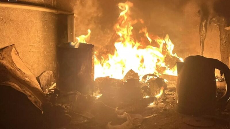 У Запоріжжі через ворожий обстріл зайнялося СТО
