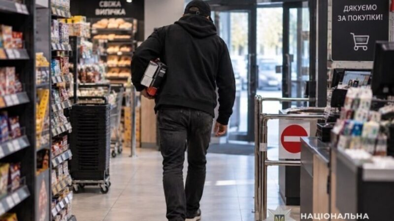 Виніс товари, не розрахувавшись: слідчі Дніпра скерували до суду обвинувальний акт щодо чоловіка